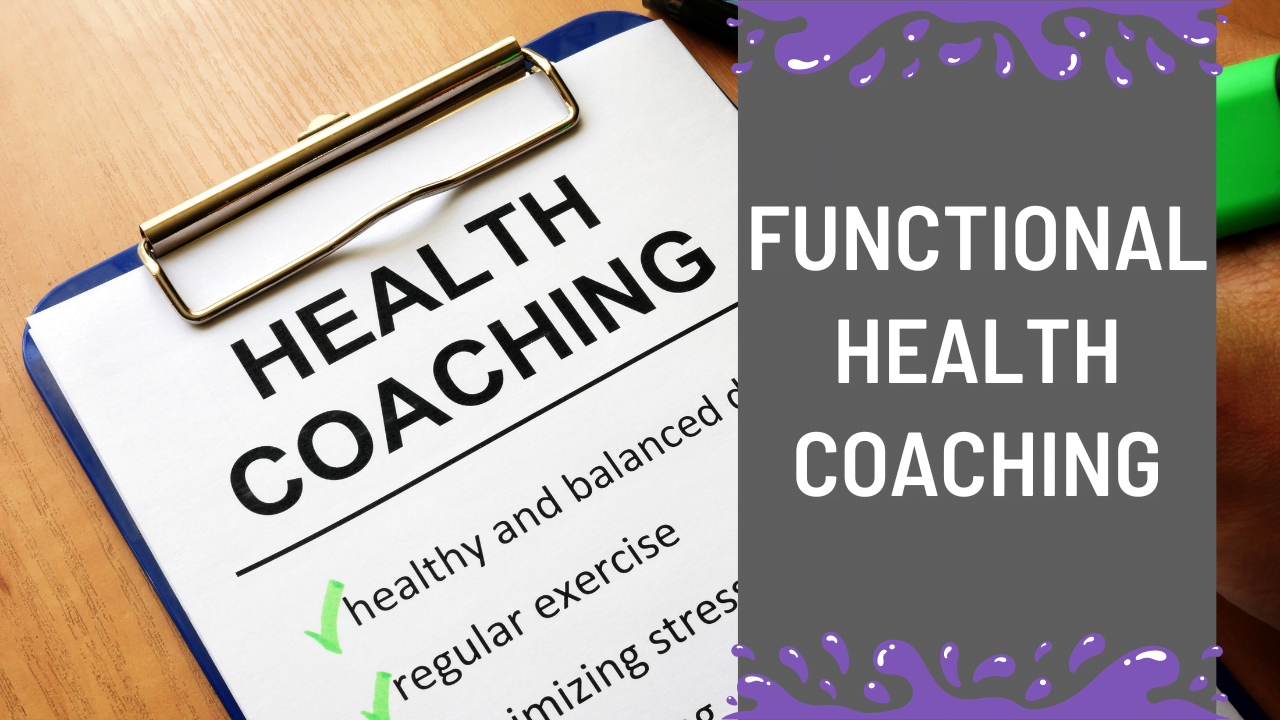 Functional health coaching, a clipboard with a health coaching form